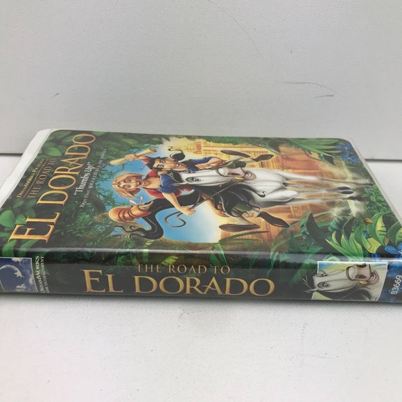 VHS Dreamworks The Road To El Dorado Clamshell Movie Miguel Tulio Elton John - Picture 3 of 5
